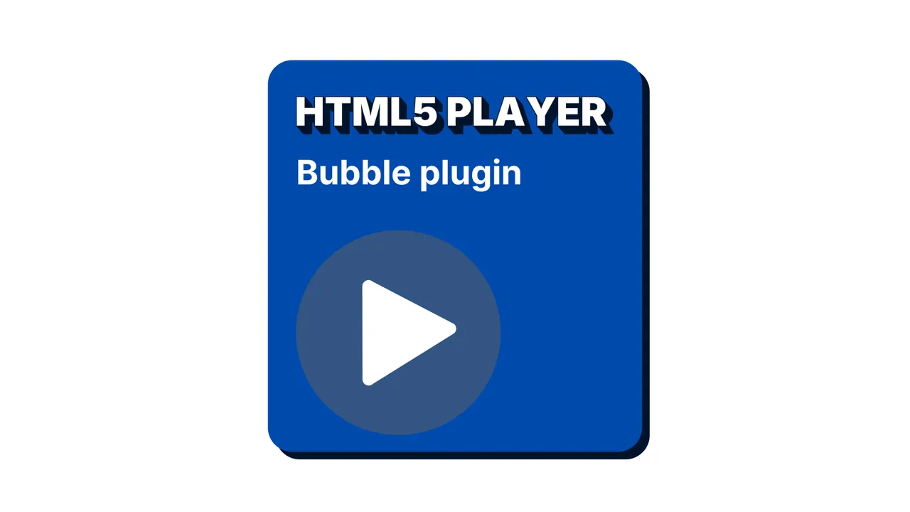 HTML 5 Video Player